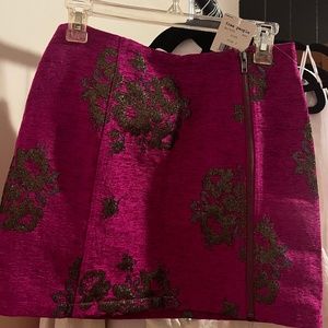Free People Magenta Skirt
